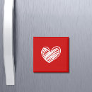 Recherche de coeur rouge magnets Tendance