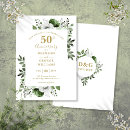 Search for 50th anniversary wedding save the dates Floral