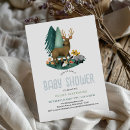 Search for rustic woodland animals baby shower invitations Cute