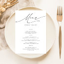 Recherche de 5x7 menus Du dîner de répétition