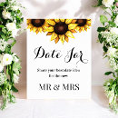 Recherche de sunflower mariage signalisations Aquarelle