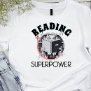 Search for reading is my superpower tshirts Books