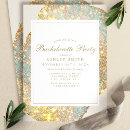 Search for glitter bachelorette party invitations Glamourous