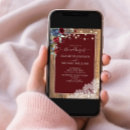 Search for burgundy lace wedding invitations Floral