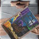 Search for purple halloween blankets Cat
