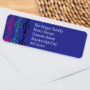 Search for musician return address labels Treble clef