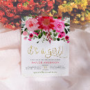 Search for its a girl invitations Whimsical