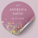 Search for butterflies wedding stickers Watercolor
