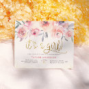 Search for chic baby shower invitations Greenery