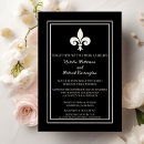 Search for fleur de lis wedding invitations Parisian