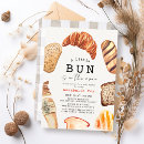 Search for bun in the oven baby shower invitations Croissant
