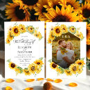 Recherche de sunflower mariage invitations Aquarelle florale