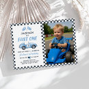 Search for car birthday invitations Fast one party