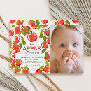 Search for apple birthday invitations Cute