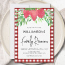 Search for cookout invitations Red gingham