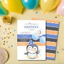 Recherche de de pingouin anniversaire invitations Pour enfants