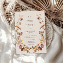 Search for fall boho wedding invitations Modern elegant