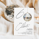 Search for disco 60th birthday invitations Sixty