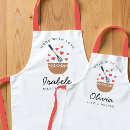 Search for cute matching aprons Kitchen