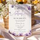 Recherche de purple baby shower invitations Lavande
