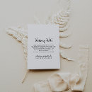 Recherche de noires et argentées invitations Bride