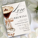 Search for coffee bridal shower invitations Love is brewing