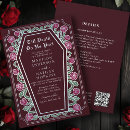 Search for death invitations Vintage