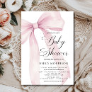 Search for modern baby girl shower invitations Coquette
