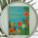 Search for hibiscus birthday invitations Adult