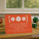 Search for dice wedding invitations D20