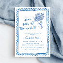 Search for floral bouquet bridal shower invitations Hand drawn