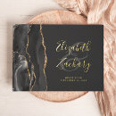Search for black gold wedding guest books Real gold foil