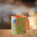 Search for colorful flowers mugs Orange