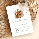 Search for green bridal shower invitations Rustic