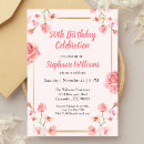 Search for pink 65th birthday invitations Adult birthday party