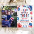 Search for patriotic birthday invitations Red white and blue
