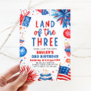 Search for patriotic birthday invitations Stars and stripes