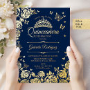 Recherche de quinze ans invitations Couronne de princesse