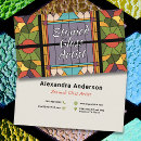 Search for stained glass business cards Mosaic