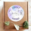 Search for purple silver stickers 16th birthday