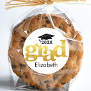 Search for gold foil graduation stickers High school
