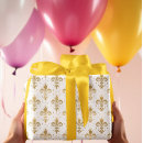 Search for fleur de lis wrapping paper Gold