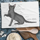 Search for grey cat tea towels Kitty