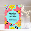 Search for colorful baby shower invitations Bold