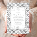 Recherche de décoratif mariage invitations Gatsby