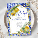 Search for lemon baby shower invitations Mediterranean