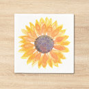 Search for sunflower napkins Watercolor