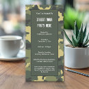 Search for camouflage party invitations Military