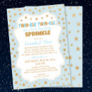 Search for baby sprinkle twins invitations Trendy