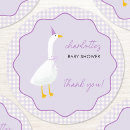 Search for purple thank you stickers Baby shower